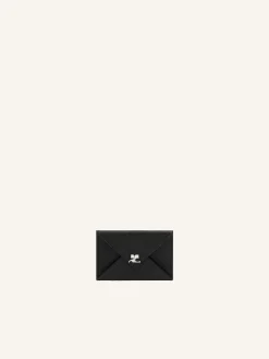 GRAINED LEATHER ENVELOPE CARDHOLDER