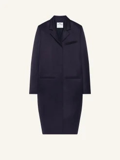 HERITAGE BELTED SATIN COAT