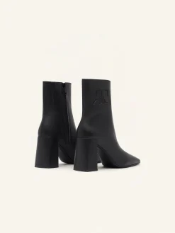 HERITAGE LEATHER ANKLE BOOTS