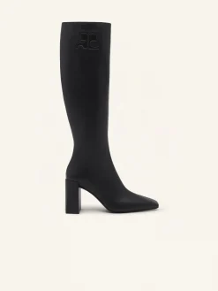 HERITAGE LEATHER KNEE BOOTS