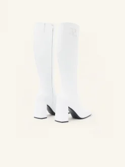 HERITAGE LEATHER KNEE BOOTS