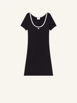 HOLISTIC CONTRAST MINI DRESS