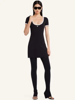 HOLISTIC CONTRAST MINI DRESS