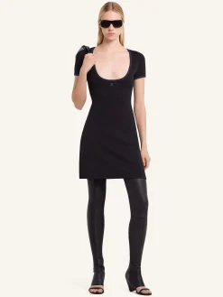 HOLISTIC CONTRAST MINI DRESS