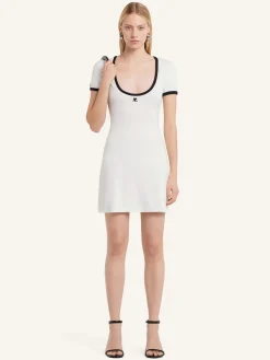 HOLISTIC CONTRAST MINI DRESS
