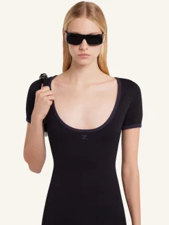 HOLISTIC CONTRAST MINI DRESS