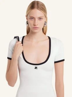 HOLISTIC CONTRAST MINI DRESS