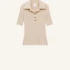 ICONIC RIB KNIT POLO SHIRT