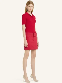 ICONIC RIB KNIT POLO SHIRT