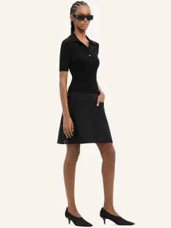 ICONIC RIB KNIT POLO SHIRT