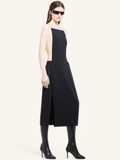 ILLUSION DRAPED SKIRT