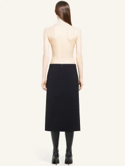 ILLUSION DRAPED SKIRT