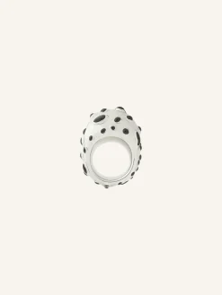 INFINITY FLECKED METAL RING