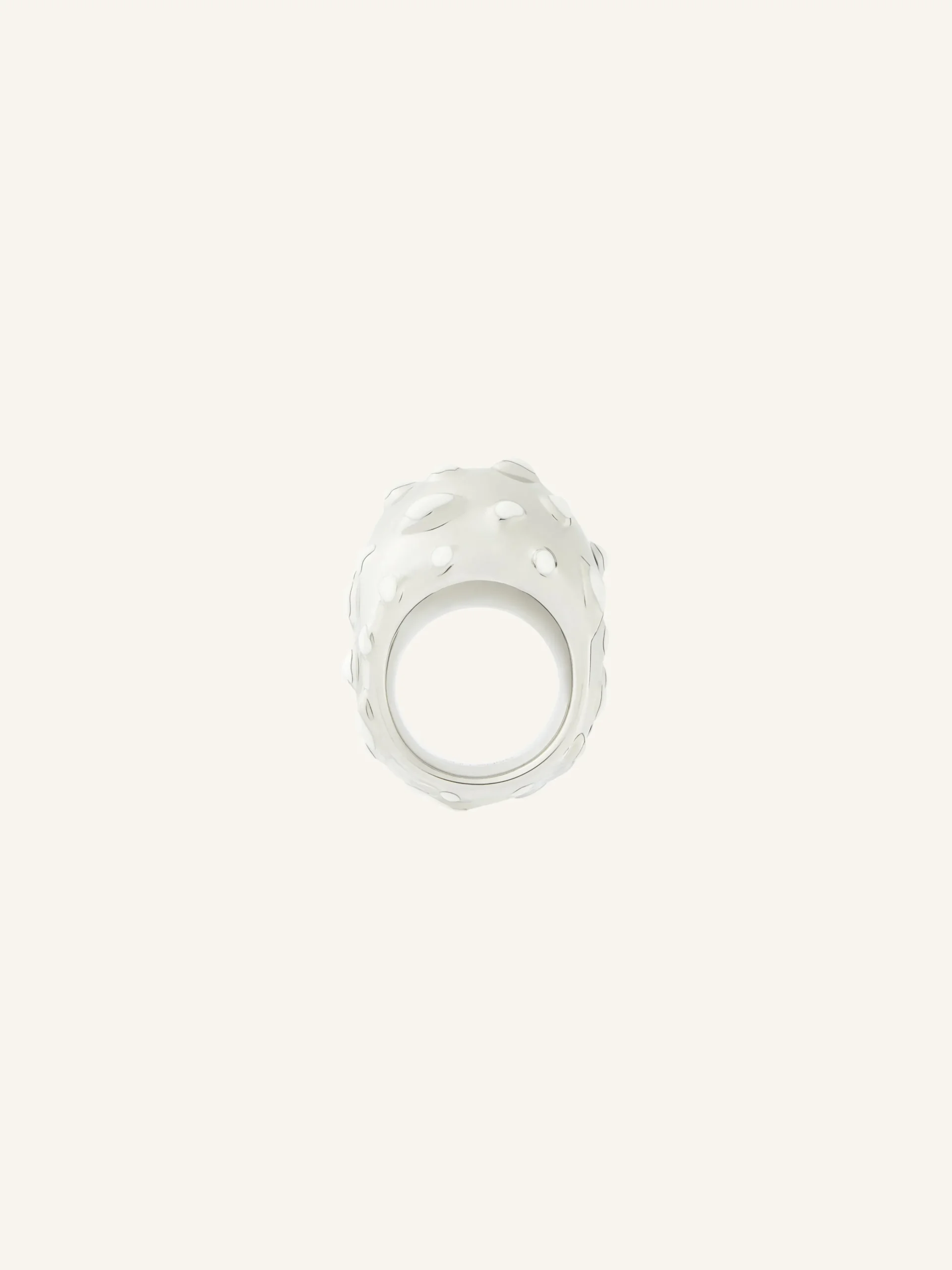 INFINITY FLECKED METAL RING