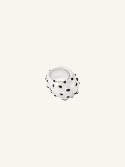 INFINITY FLECKED METAL RING