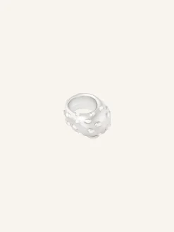 INFINITY FLECKED METAL RING