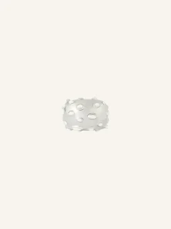 INFINITY FLECKED METAL RING