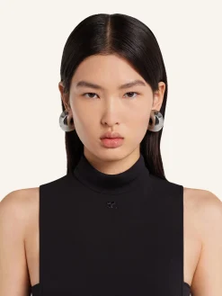 INFINITY METAL EARRINGS