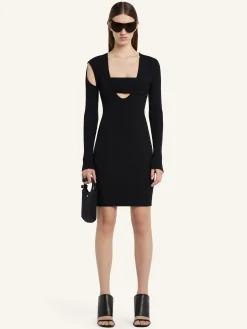 INFINITY RIB KNIT DRESS