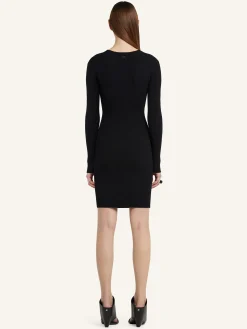 INFINITY RIB KNIT DRESS