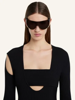 INFINITY RIB KNIT DRESS