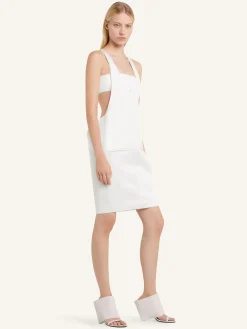 INFINITY SCUBA SATIN DRESS