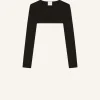 KNIT CROPPED CARDIGAN