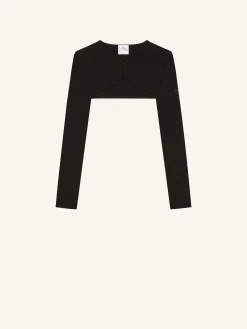 KNIT CROPPED CARDIGAN
