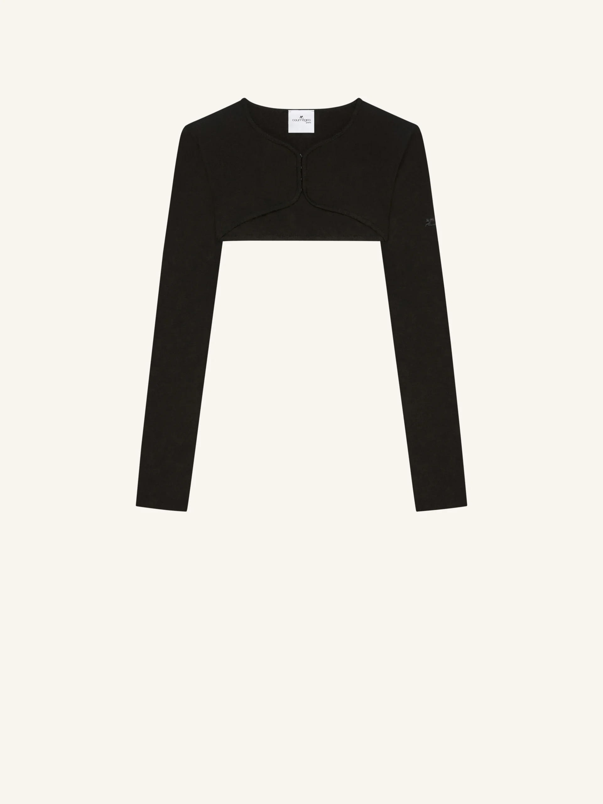 KNIT CROPPED CARDIGAN
