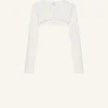 KNIT CROPPED CARDIGAN
