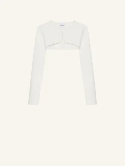 KNIT CROPPED CARDIGAN