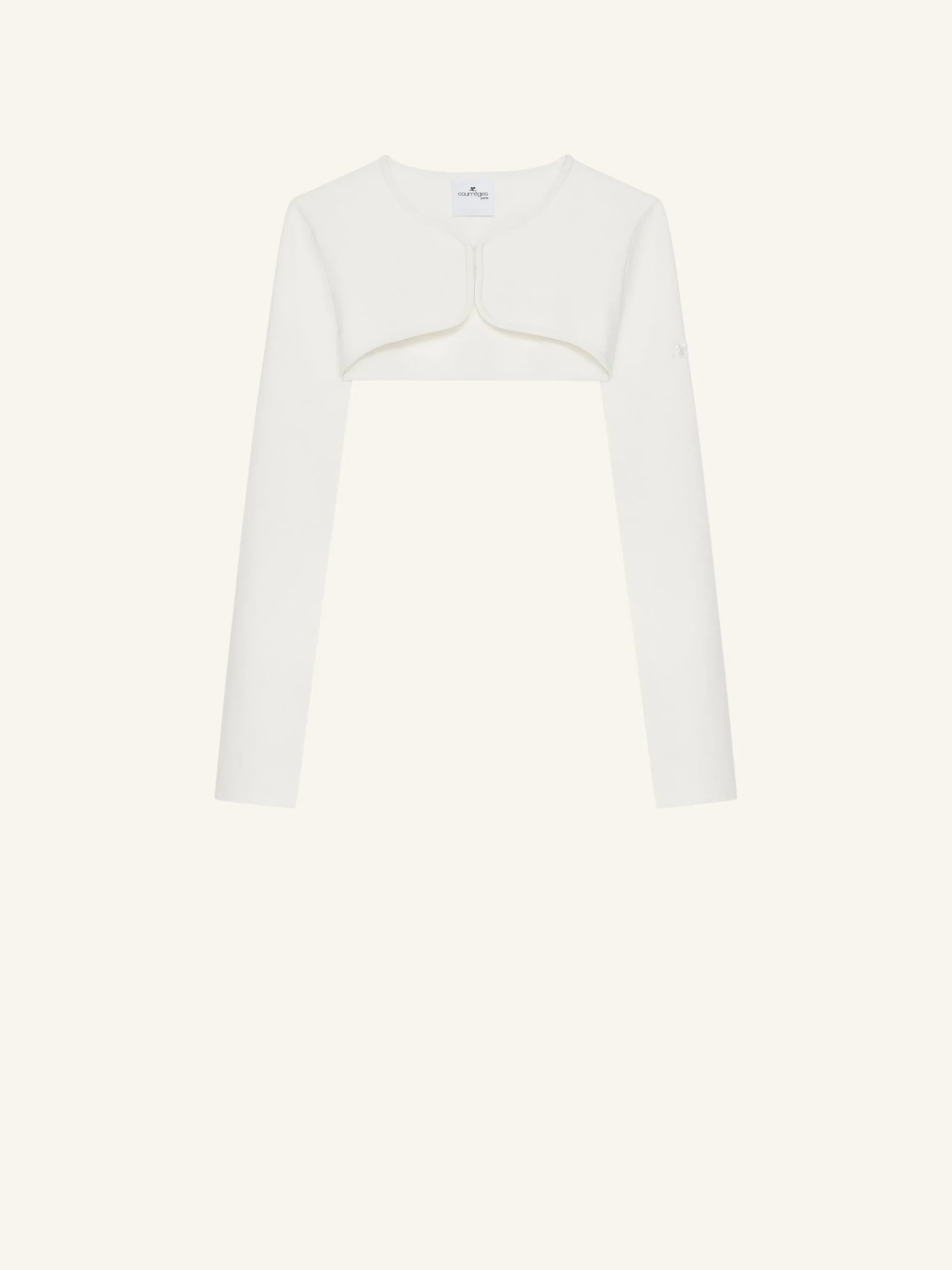 KNIT CROPPED CARDIGAN