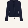KNITTED ZIPPED CARDIGAN