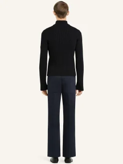 KNITTED ZIPPED CARDIGAN