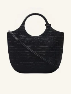 LARGE HOLY CROCO STAMPED BAG
