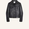 LEATHER TRUCKER JACKET