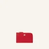 LEATHER ZIPPED CARDHOLDER