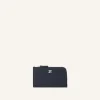 LEATHER ZIPPED CARDHOLDER