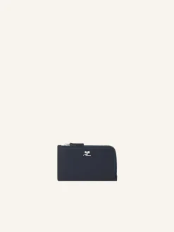 LEATHER ZIPPED CARDHOLDER