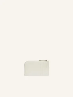 LEATHER ZIPPED CARDHOLDER
