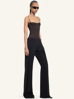 LINGERIE INTERLOCK TOP