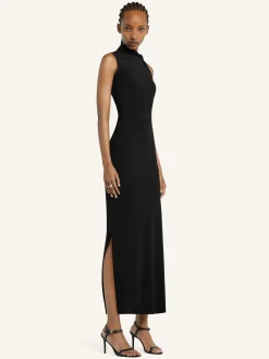 LONG DRAPED DRESS
