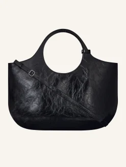 MAXI HOLY NAPLACK LEATHER BAG