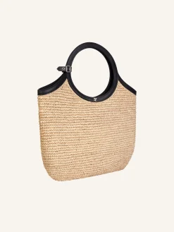 MEDIUM HOLY RAFFIA BAG