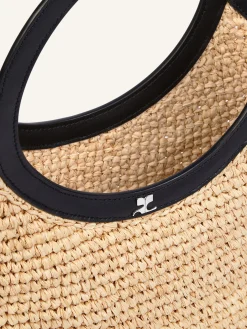 MEDIUM HOLY RAFFIA BAG