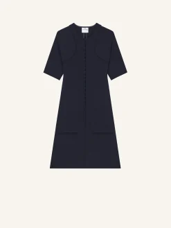 MINI A-LINE SCUBA DRESS