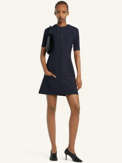 MINI A-LINE SCUBA DRESS