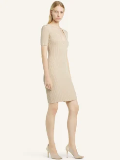 MINI CUT-OUT KNIT DRESS
