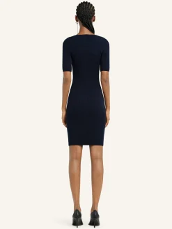 MINI CUT-OUT KNIT DRESS