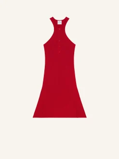 MINI SCUBA RIB KNIT DRESS